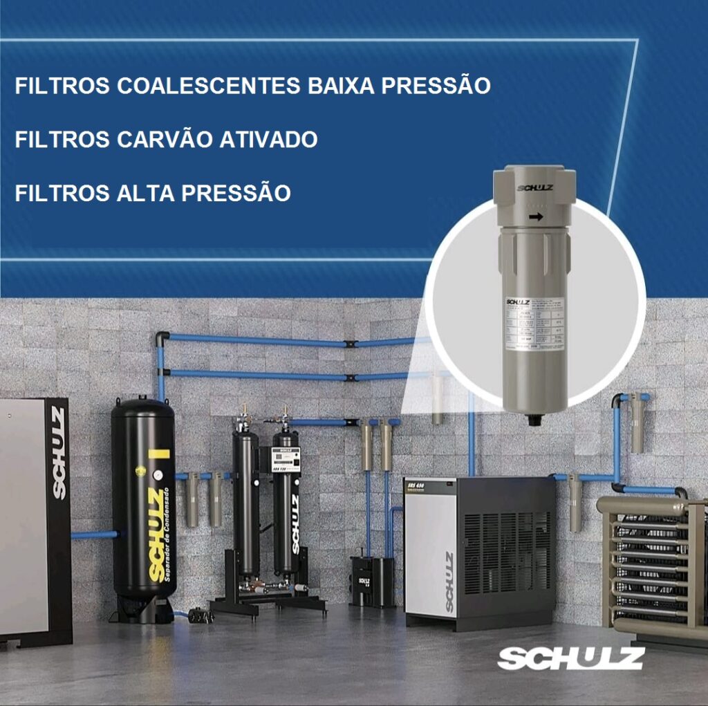 FILTRO COALESCENTE - FILTRO ALTA PRESSÃO